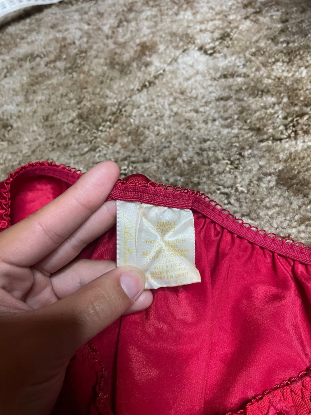 Vintage Red Panty Woman’s Small - Picture 3 of 4